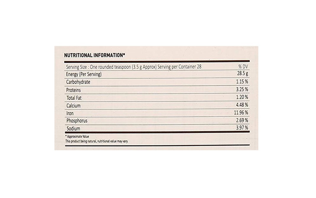 Nutriorg Barley Grass Powder    Box  100 grams